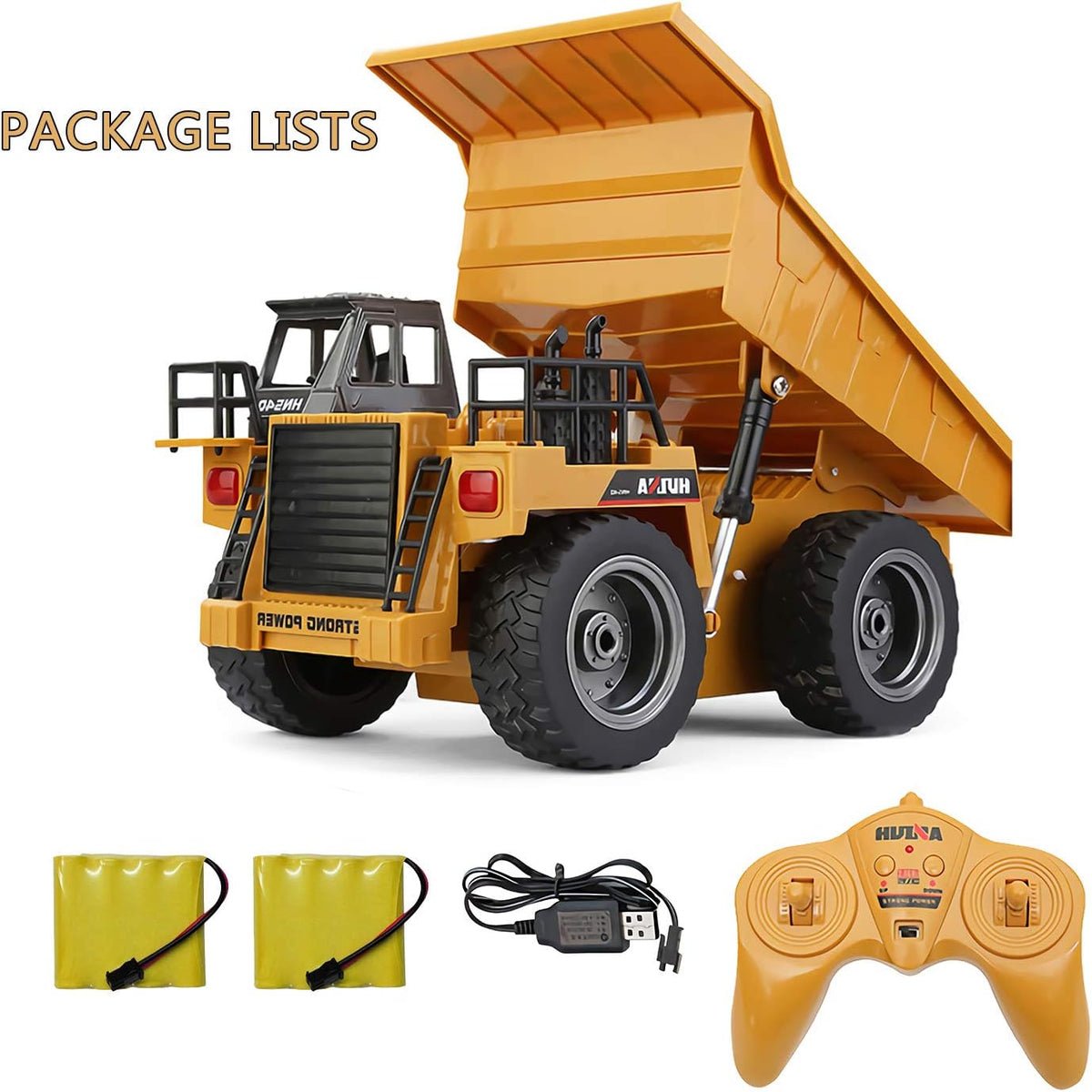 Remote Control Construction Dump Truck 1/18 Scale RC Toy J2873