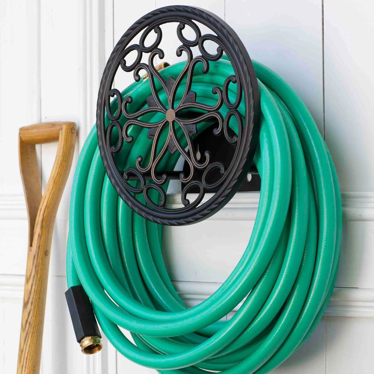 Aluminum Wall Mount Garden Hose Reel (2 Pack) S4052