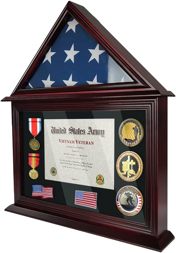 3' X 5' Flag Display Case Frame Military Shadow Box U1530