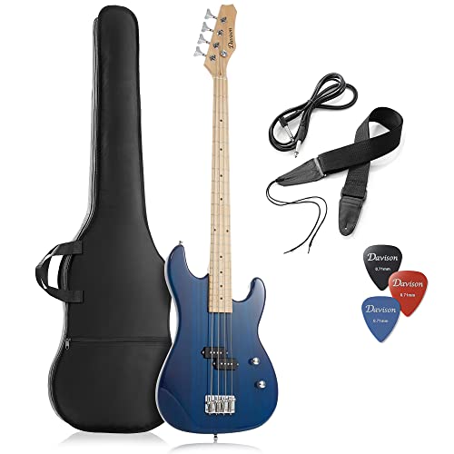 Black Full Size 4 String Electric Bass Guitar L5241