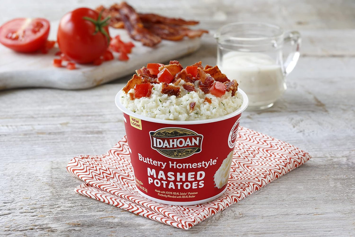 Buttery Homestyle Mashed Potatoes, 1.5 oz cup (12-Pack) C92548