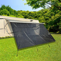 RV Awning Shade Screen with Zipper 8'X15'3'' Z5602