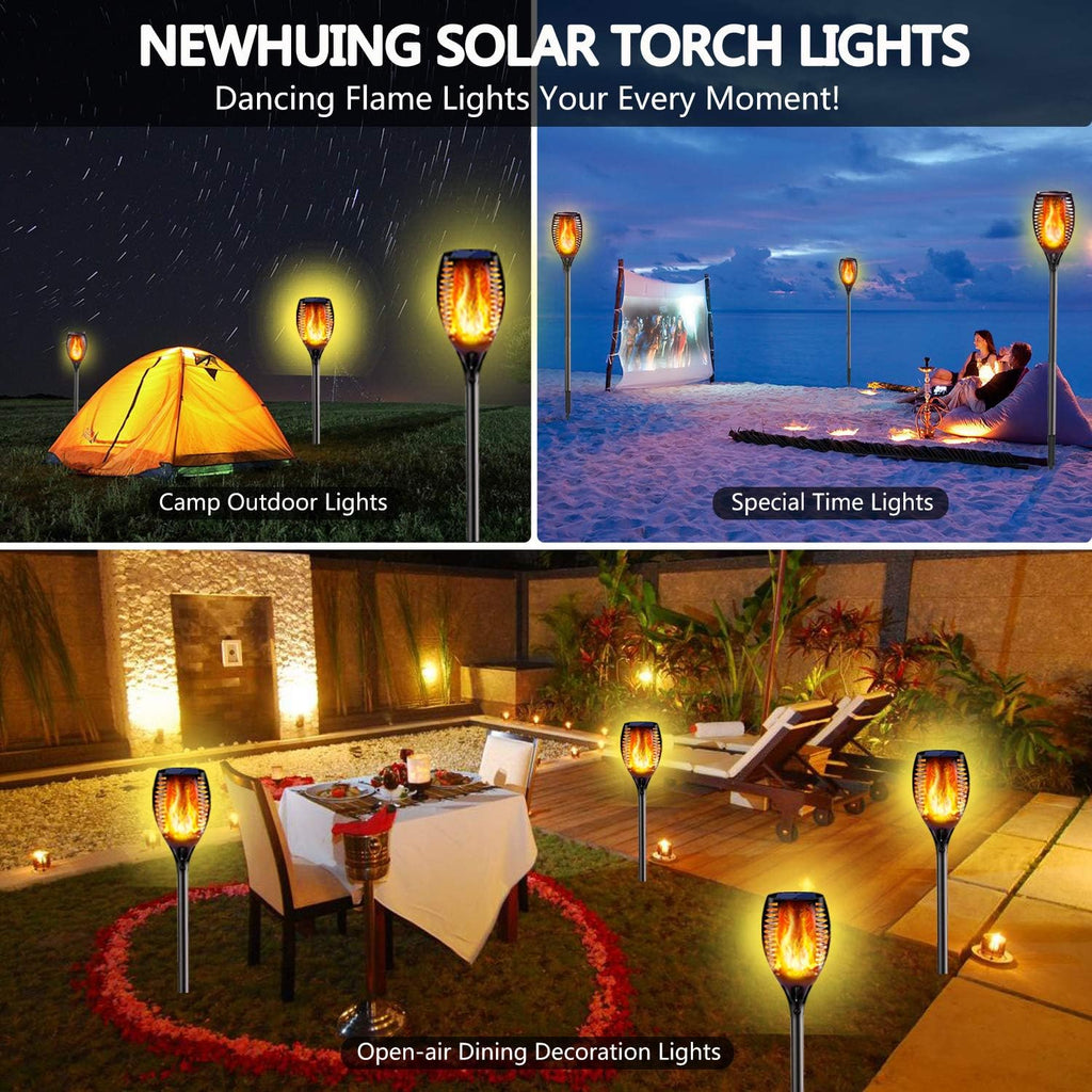 43 inch 96 LED Waterproof Solar Torch Lights Z986589