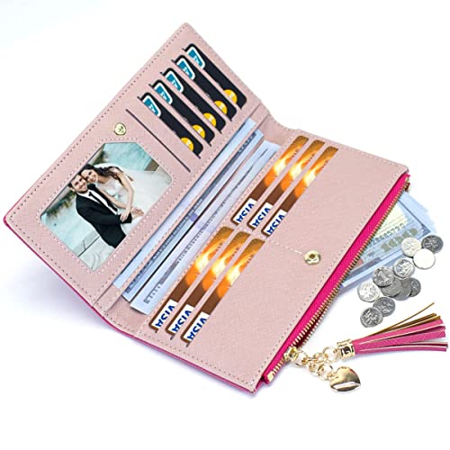 Long Slim Zip Card Holder Wallet Z776