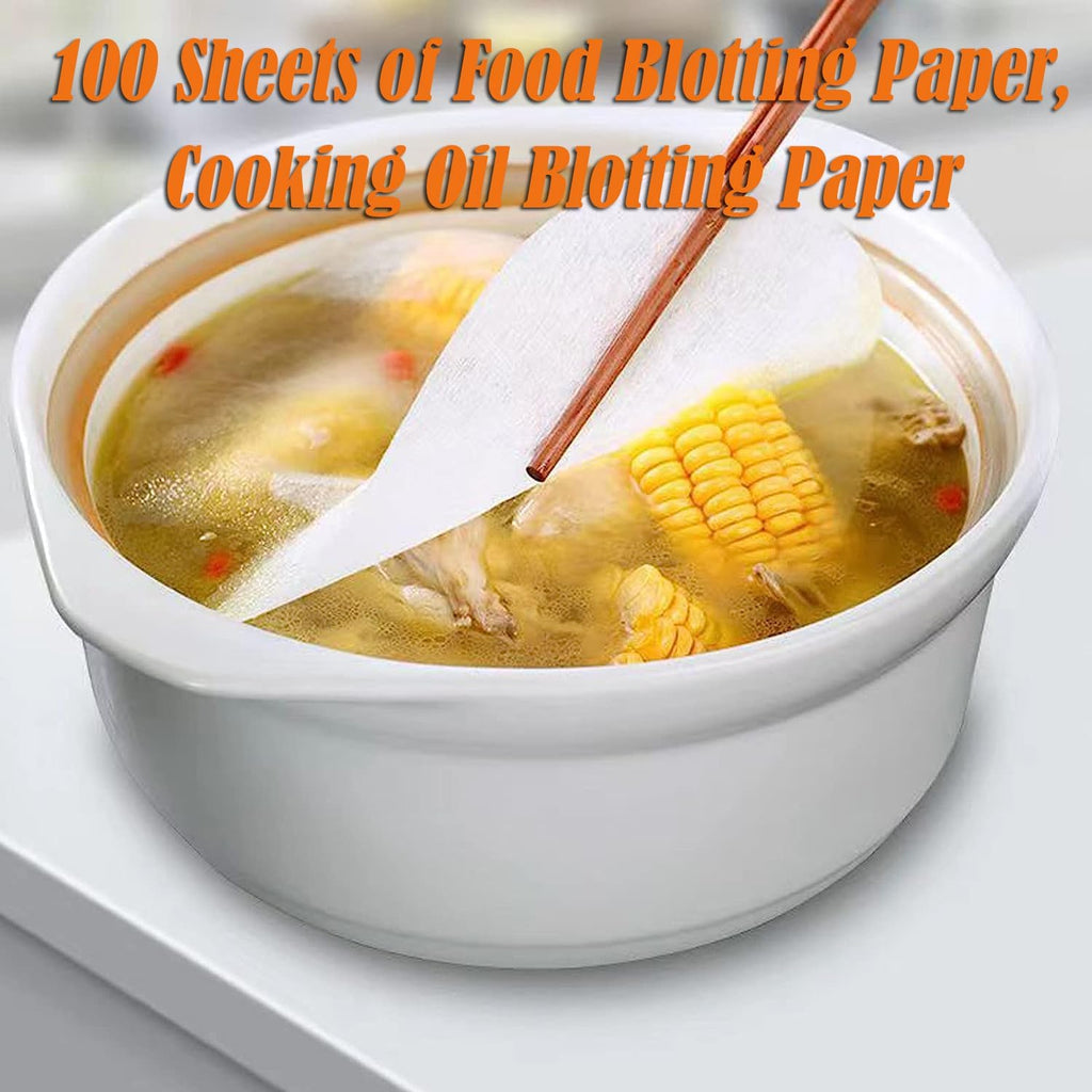 100 Sheets Non-stick Silicone Oil Blotting Paper F227903
