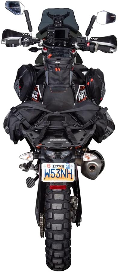 Black/Tan Luggage System with Small Dry Duffel & Bottle Holders S413855