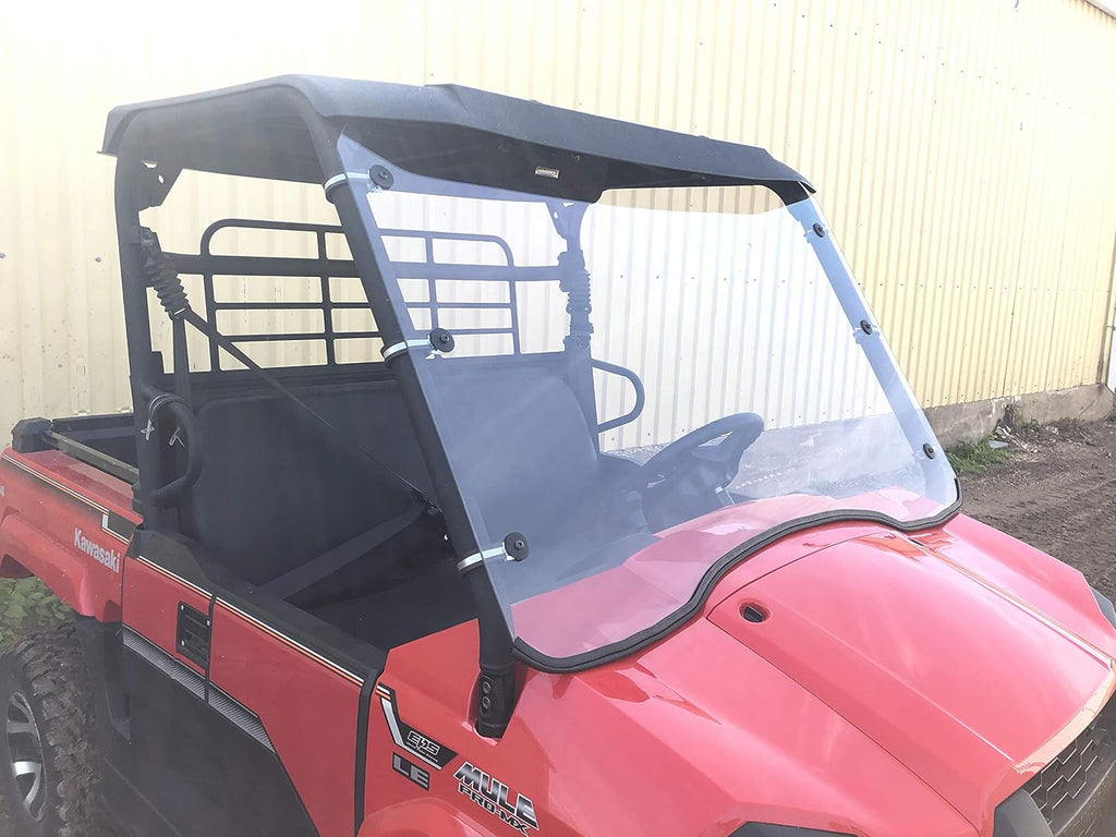 Kawasaki Mule Pro MX Scratch Resistant Polycarbonate Full Windshield P5831