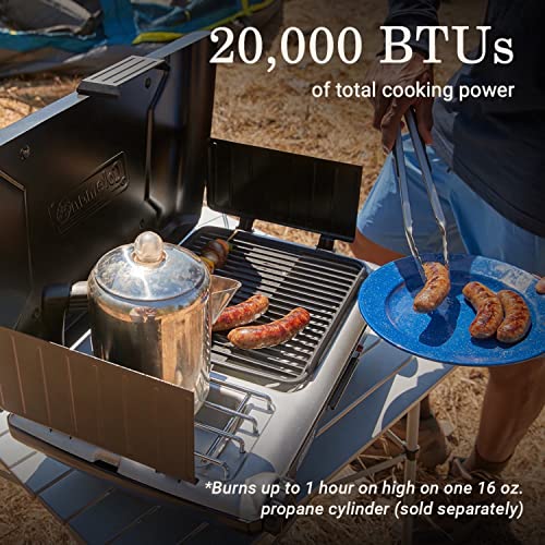Tabletop 2-in-1 Grill & Stove with 2 Adjustable Burners G983574