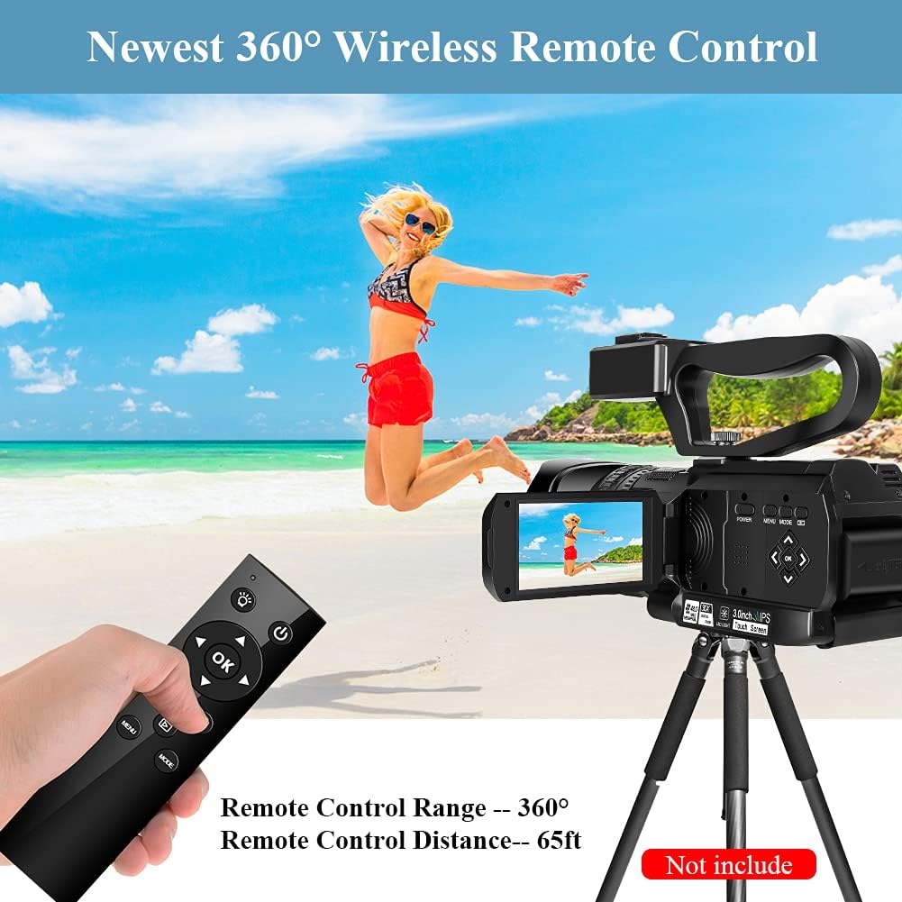 4K HD Auto Focus Video Camera 48MP 60FPS 30X Digital Zoom Camcorder F591426