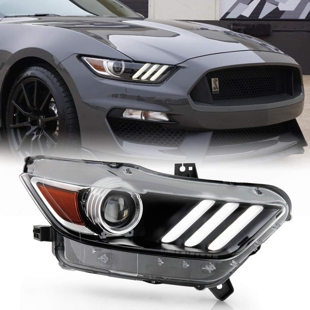 2015-2017 Ford Mustang LED Projector Headlight Assembly Right Passenger Side Y781