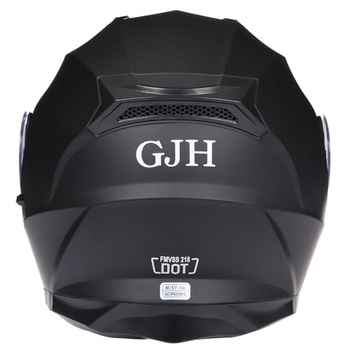 Modular Motorcycle Helmet Flip Up Anti-Fog Lens DOT Approved J19115