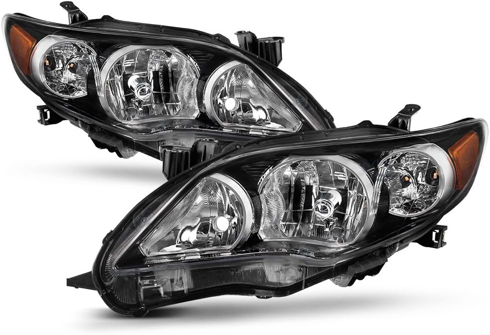 Black Housing Headlights Assembly Y2227