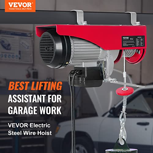 14ft 1320lbs Electric Hoist 110v 40ft Lifting Height I288095