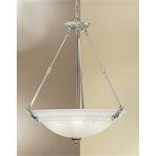 6 Light Gold Plated Chandelier with Italian Crystal V71339
