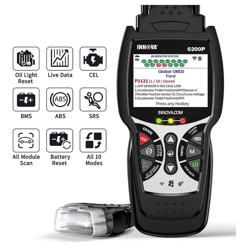 OBD2 Scanner Code Reader with Battery Reset Oil Light Reset L55864