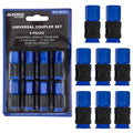 8 Piece Universal Air Hose Quick Push Connect Coupler Set with 1/4" NPT Female Threads V8795