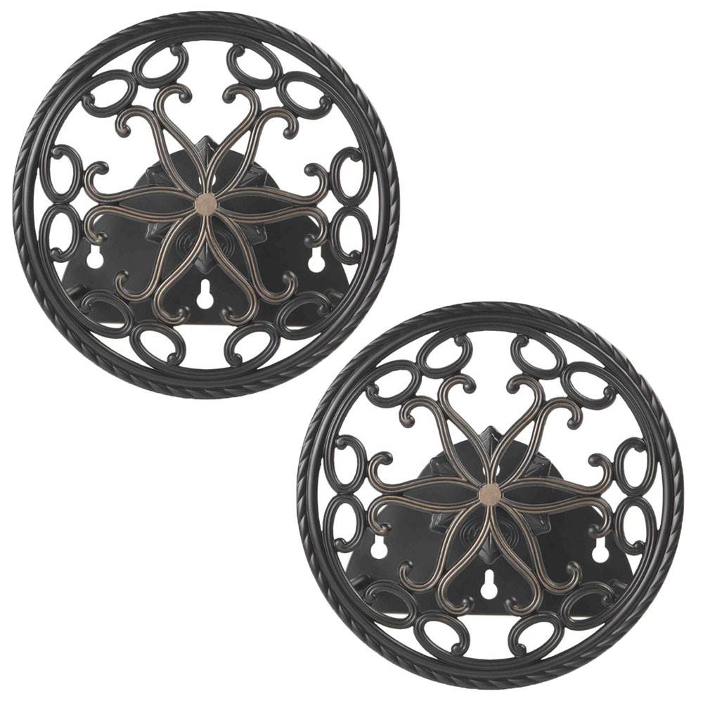 Aluminum Wall Mount Garden Hose Reel (2 Pack) S4052