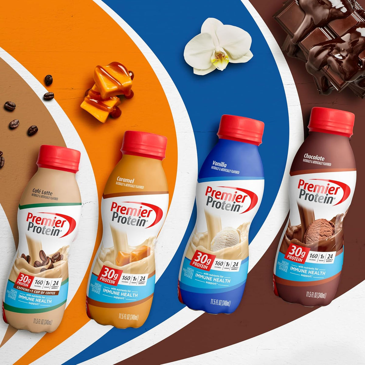 Caramel Protein Shake, 30g Protein, 1g Sugar, 11.5 fl oz R147