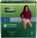 Large Maximum Absorbency Underwear - 2 Packs of 17 ct Y9169