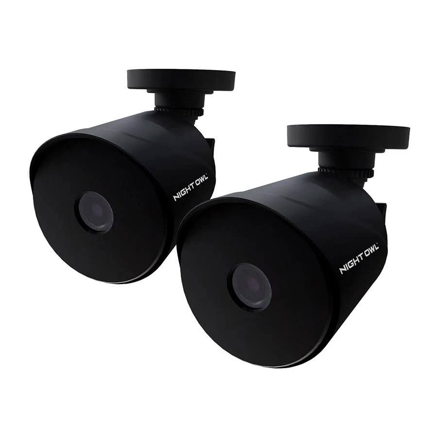 Black 2 Pack 1080p HD Wired Cameras U23900
