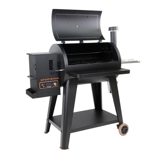 820 Square Inches Black Wood Pellet Grill G7924