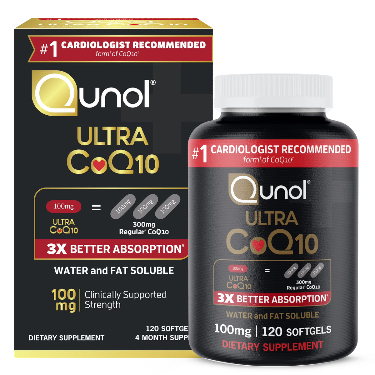 120 Ct CoQ10 Softgels C8525