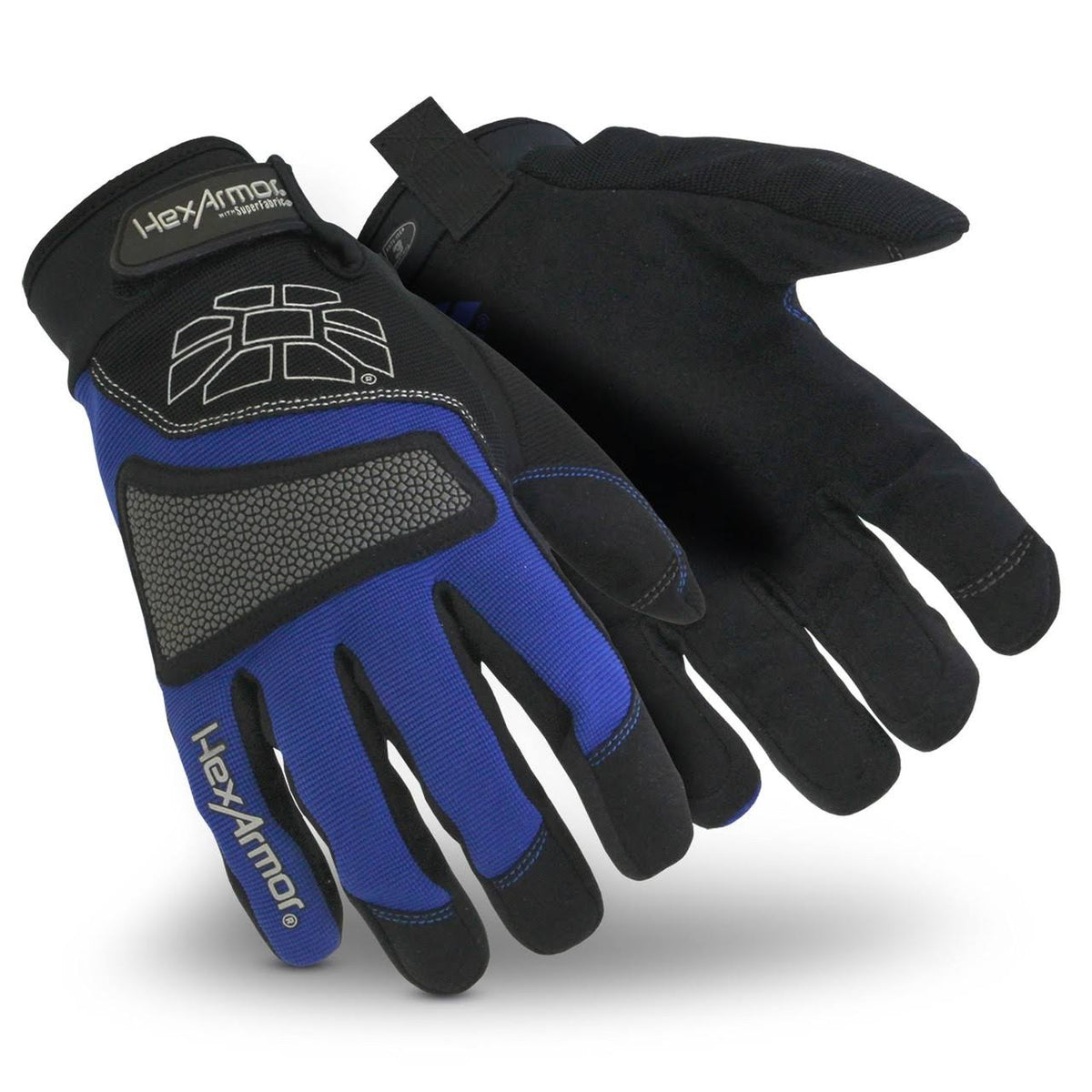 Cut Resistant Gloves Black Blue XL I763658