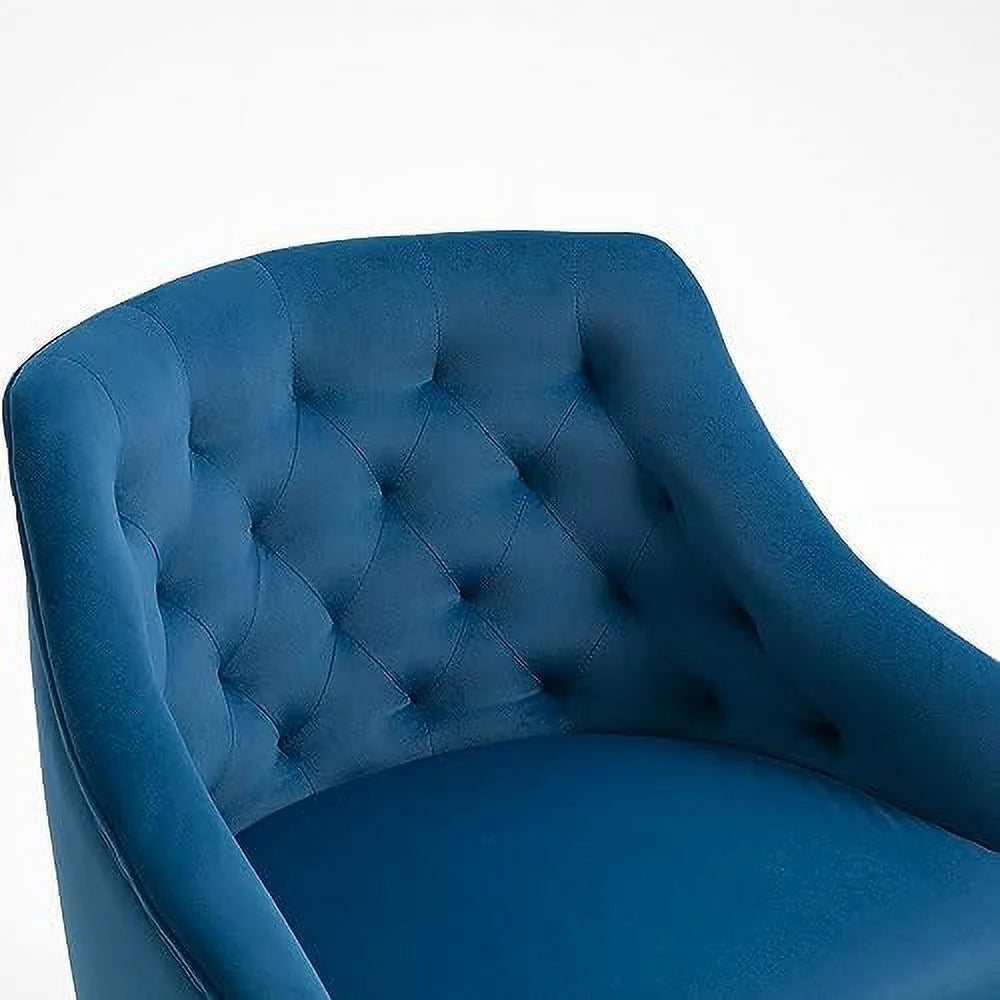 Pink Velvet Adjustable Swivel Home Office Chair J8699