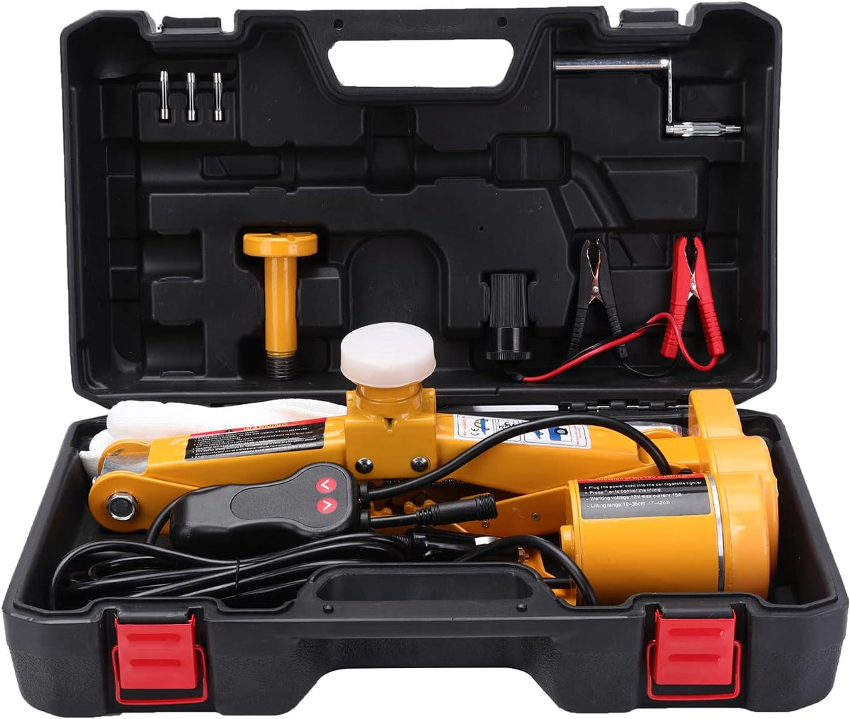 Red Pack of 2 Electric Car Jack Kit F5208