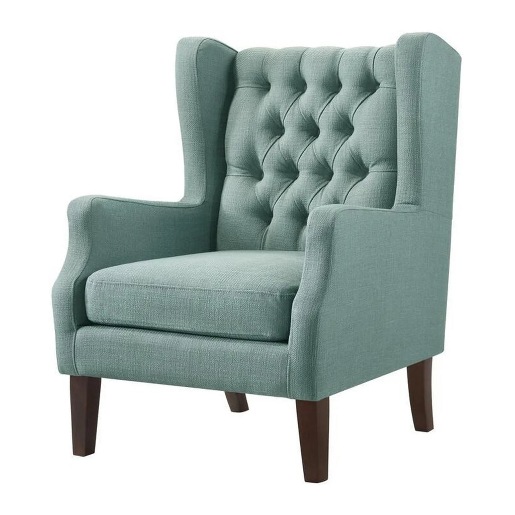 Teal Fabric Accent Chair D54164