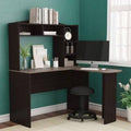 L-Shape Writing Desk with Hutch R8568