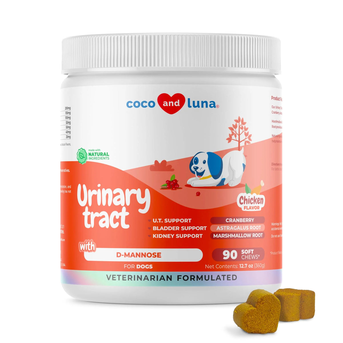 90 Soft Chews Cranberry Supplement for Dogs X166036
