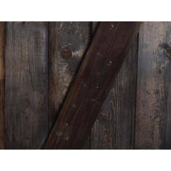Knotty Pine Solid Wood Interior Barn Door Slab W286369