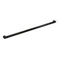 Satin Black Handrail Section with Return W683