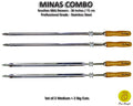 Set of 4 Brazilian Skewers 28" S84334