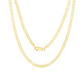 10k Yellow Gold Solid Anchor Chain Necklace 16" - 30" D118