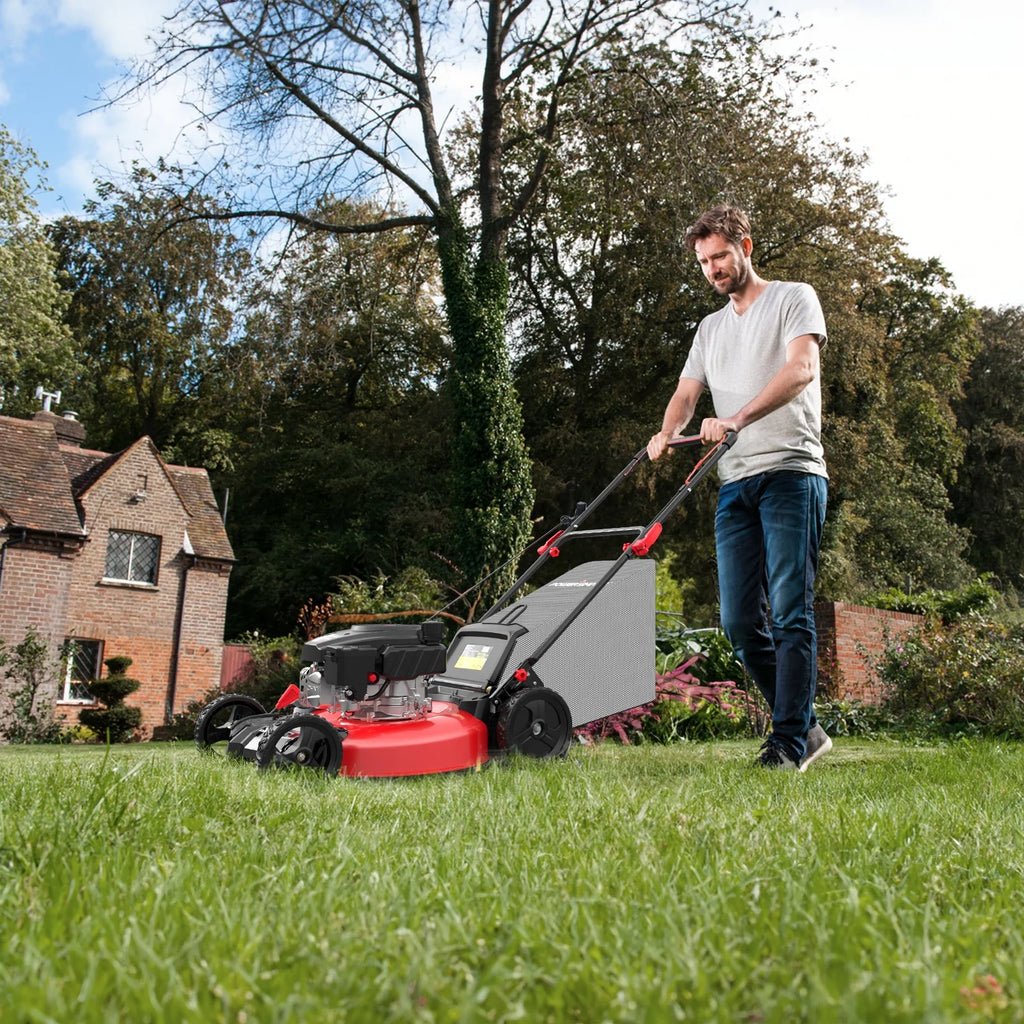 Gas Push Lawn Mower 21-inch 3-in-1 144cc OHV Gas Engine C9015