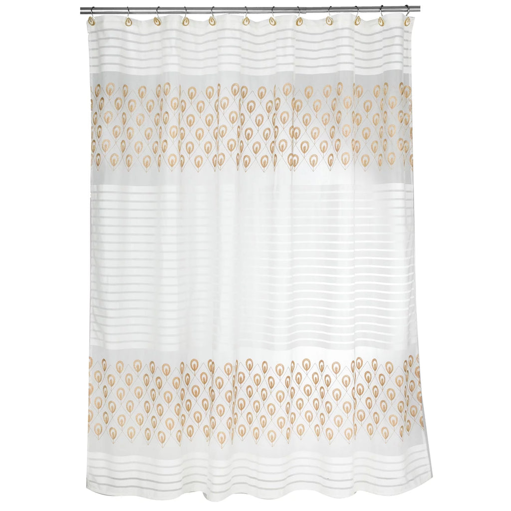 Shower Curtain and Hooks Set Z2676