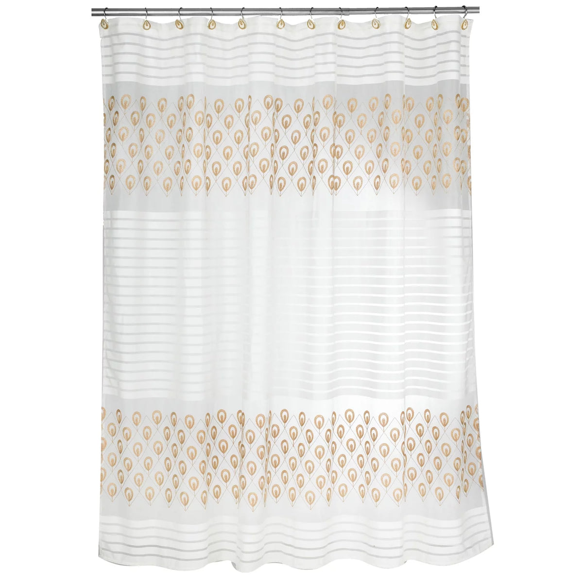 Shower Curtain and Hooks Set Z2676