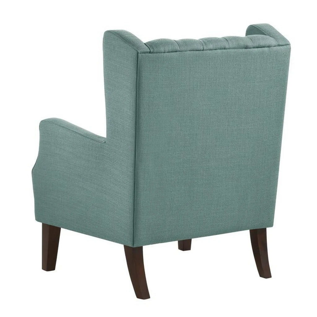 Teal Fabric Accent Chair D54164