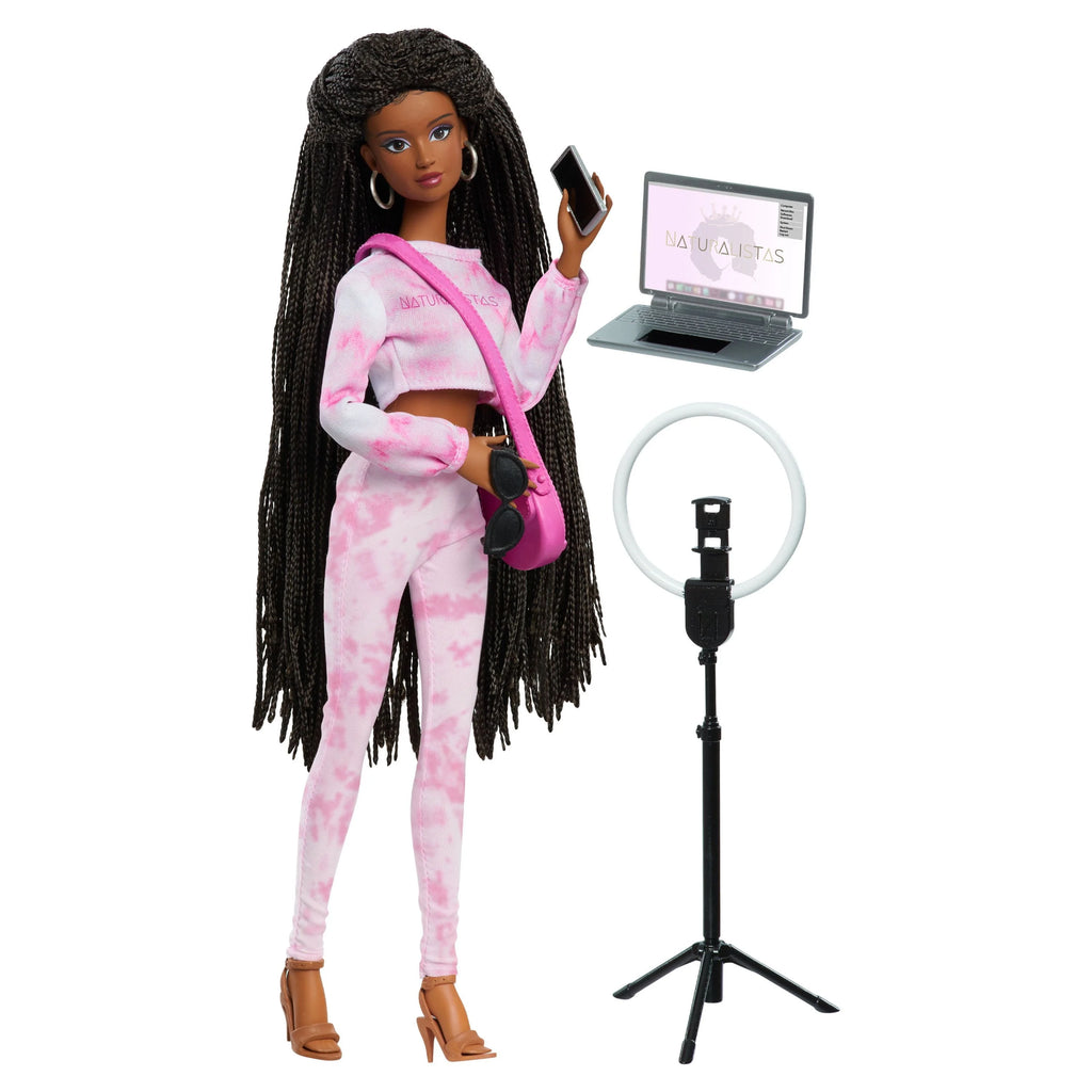 11.5-inch Fashion Doll with 4B Textured Hair, Medium Brown Skin Tone T3735