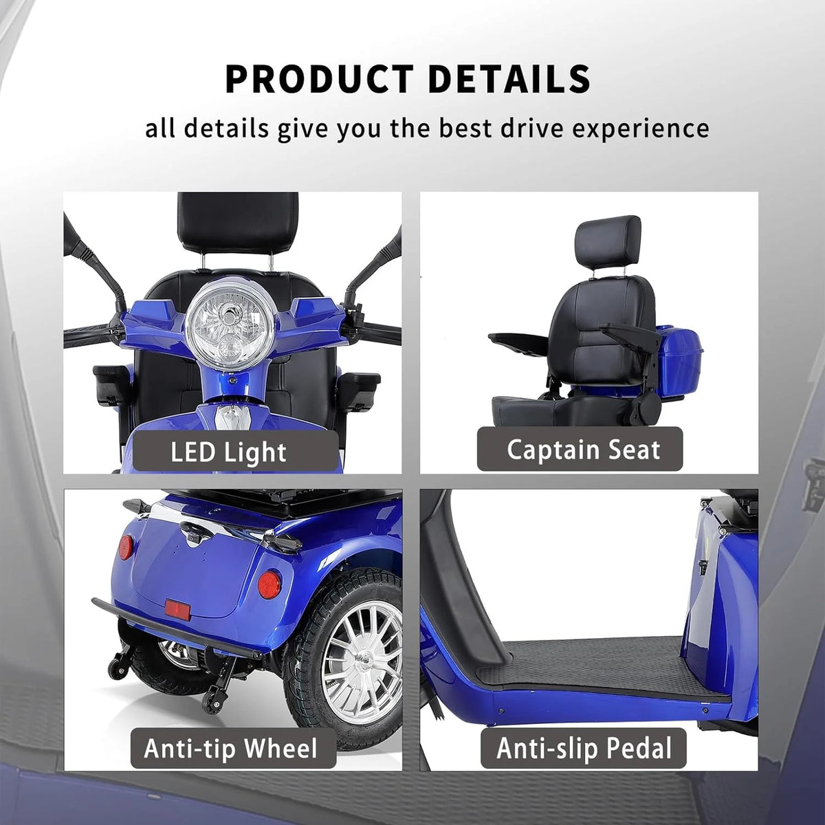 4-Wheel Electric Mobility Scooter L53783
