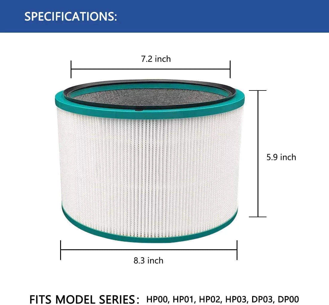 HEPA Filter Compatible with Dyson Pure Hot and Cool Link Air Purifier I3273