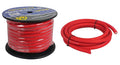 Red 0 Gauge AWG 100 Foot Spool Power/Ground Wire F910