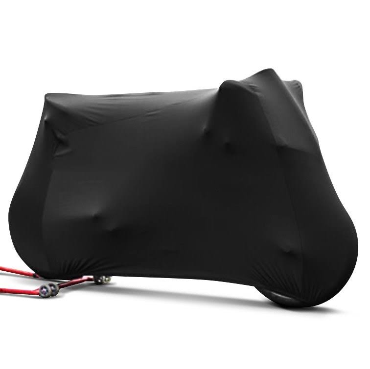 Black Motorcycle Tarpaulin Cover H6405