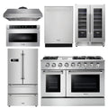 48 Gas Range, Range Hood, Refrigerator, Dishwasher, Microwave, Wine Cooler E967424