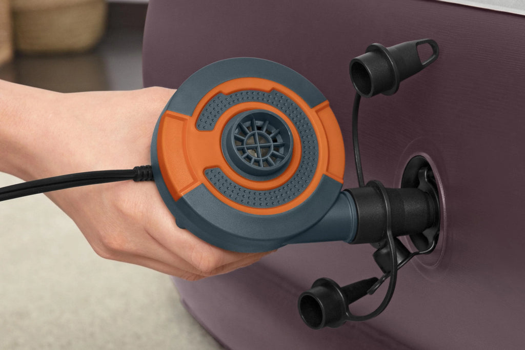 Electric Air Pump Grey and Orange C303944