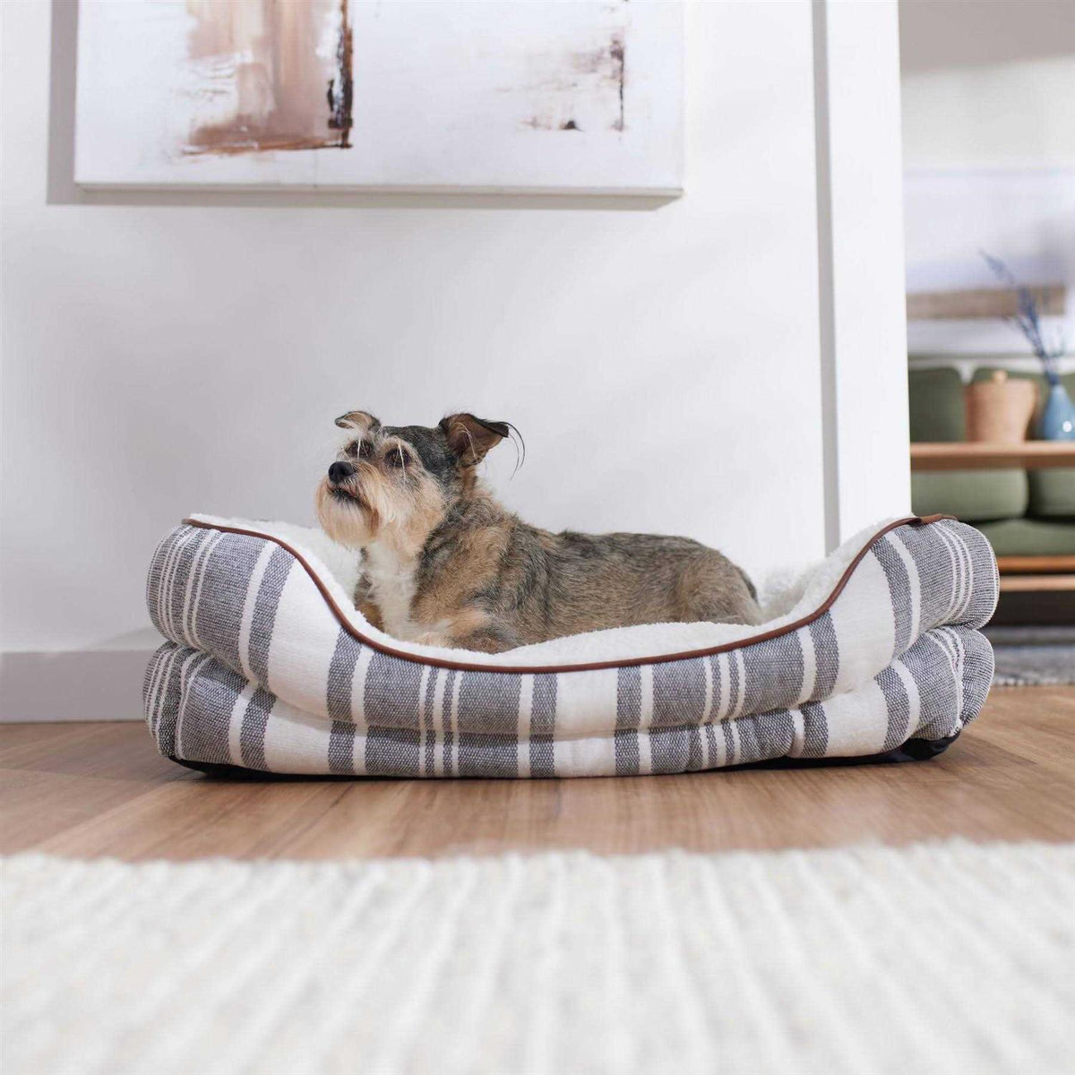 Farmhouse Double Bolster Dog & Cat Cuddler M124453