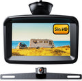 5 Monitor with 1080P Backup Camera for Truck, License Plate 149° Rear View Kits, IP69 Waterproof, Wired Pack of 2 I10939
