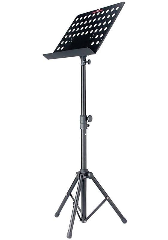 Black Vented Music Stand W34468
